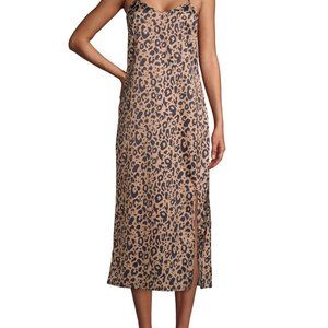 ASOS Leopard Animal Print Slip Dress